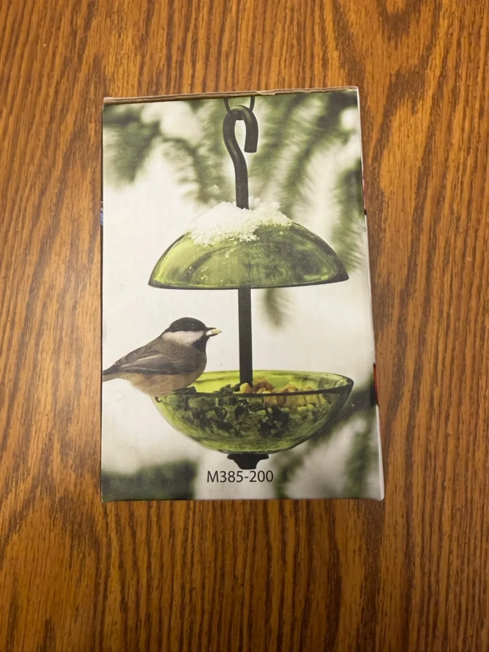 Hanging Double Poppy Bird Feeder - Lime